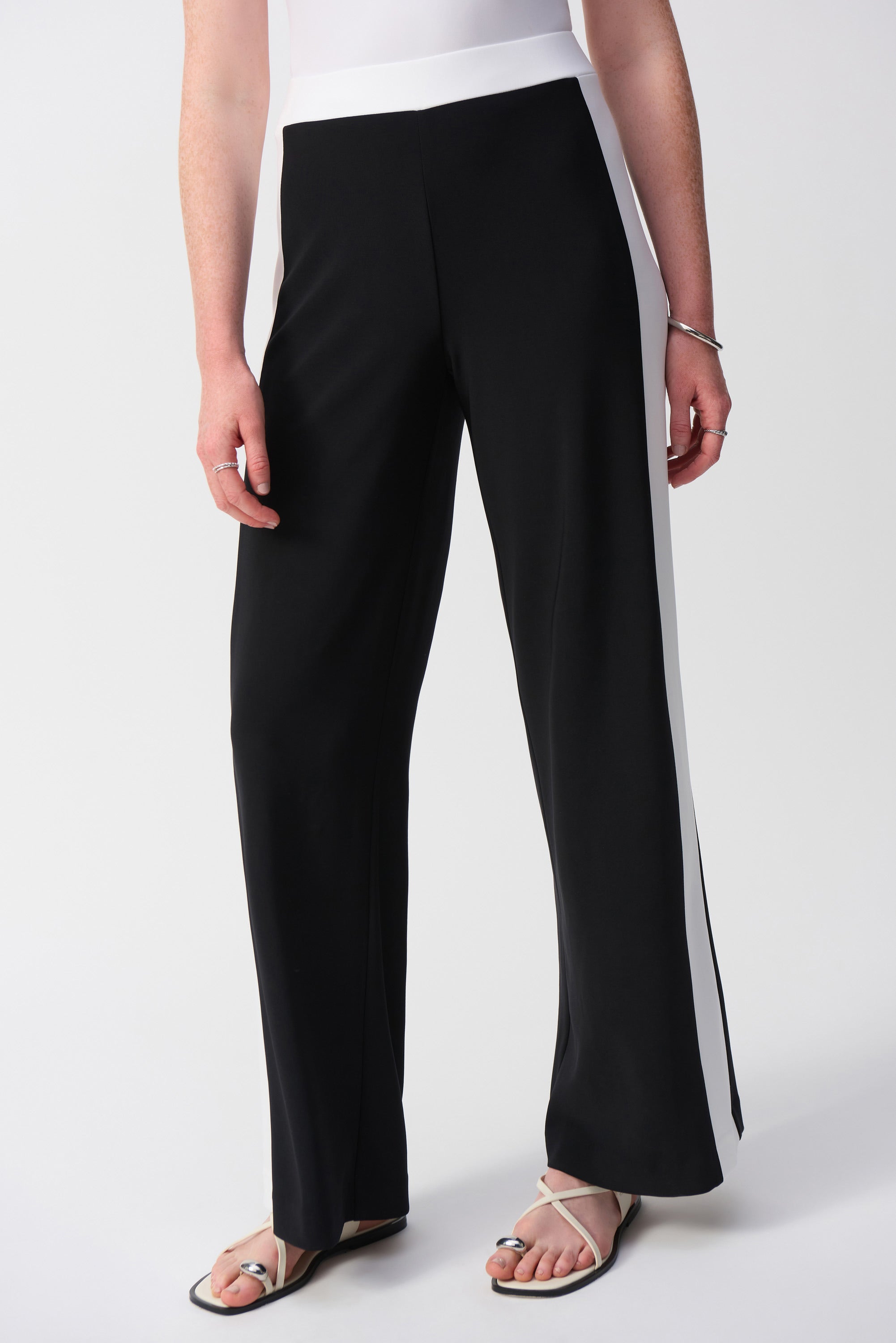 Joseph Ribkoff Silky Knit Wide-Leg Pull-On Pants 251059