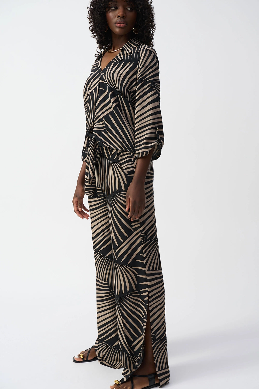 Joseph Ribkoff Gauze Tropical Print Top 251083
