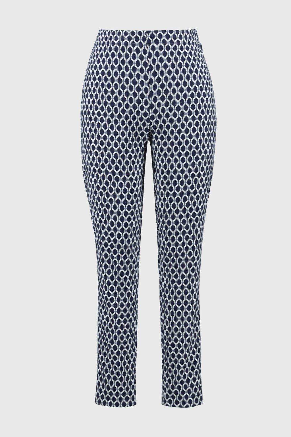 Joseph Ribkoff Jacquard Geometric Print Slim Fit Pants 251099