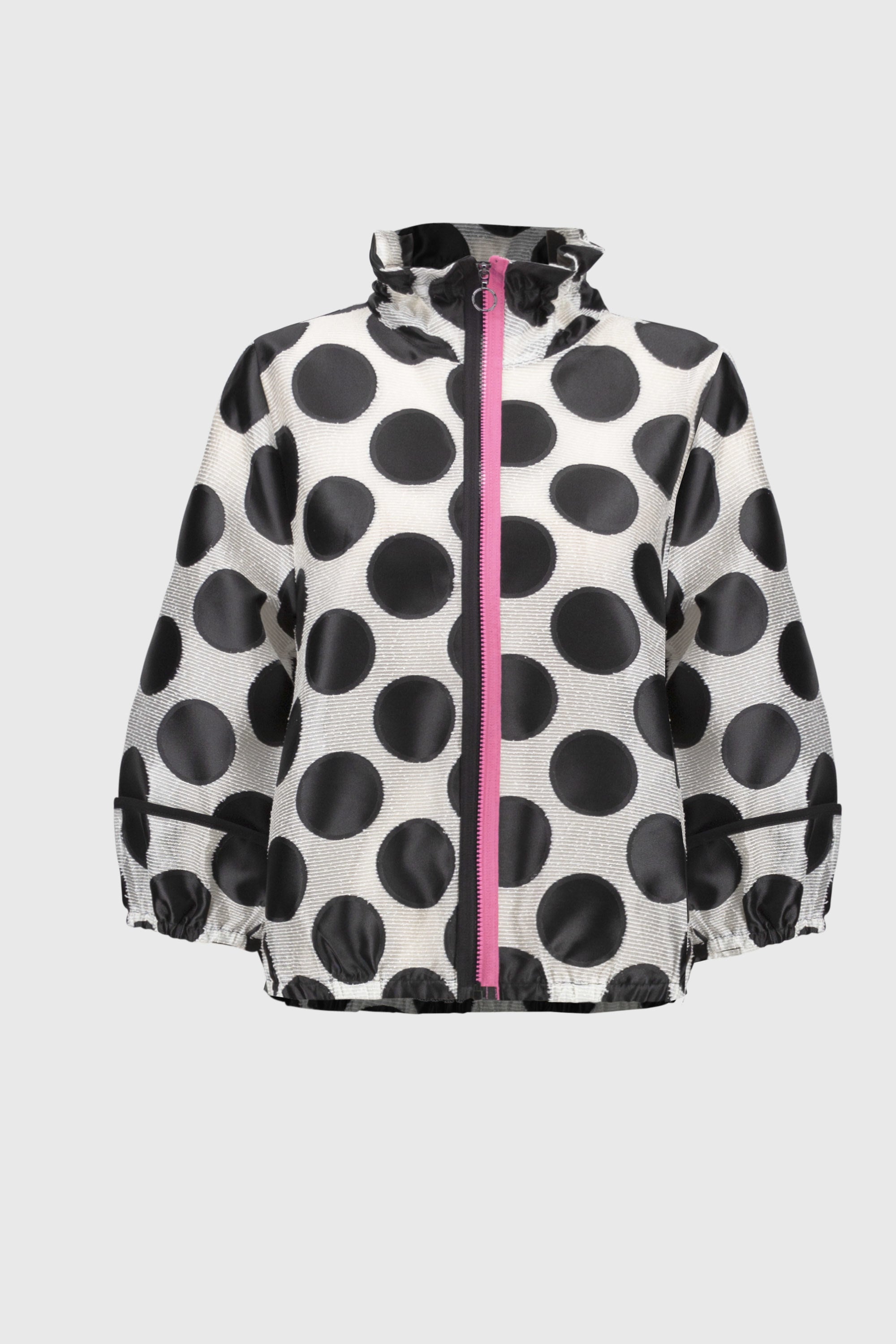 Joseph Ribkoff Jacquard Polka Dot Boxy Jacket 251123