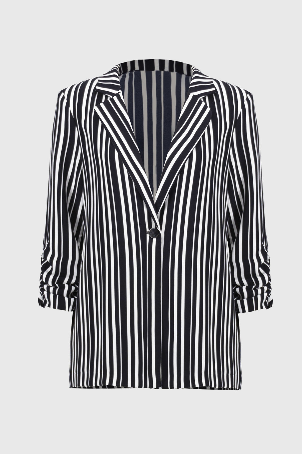 Joseph Ribkoff Woven Stripe Print Boxy Blazer 251155