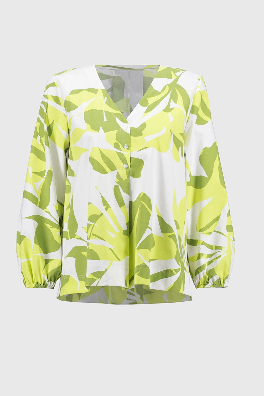 Joseph Ribkoff Stretch Poplin Floral Print Trapeze Top 251168