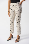 Joseph Ribkoff Millennium Geometric Print Straight Pants 251219