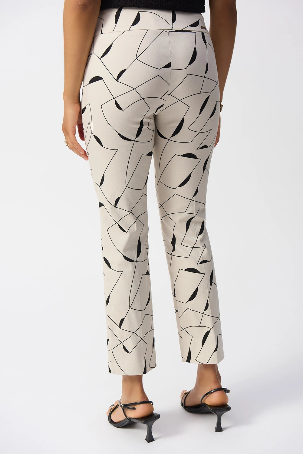 Joseph Ribkoff Millennium Geometric Print Straight Pants 251219