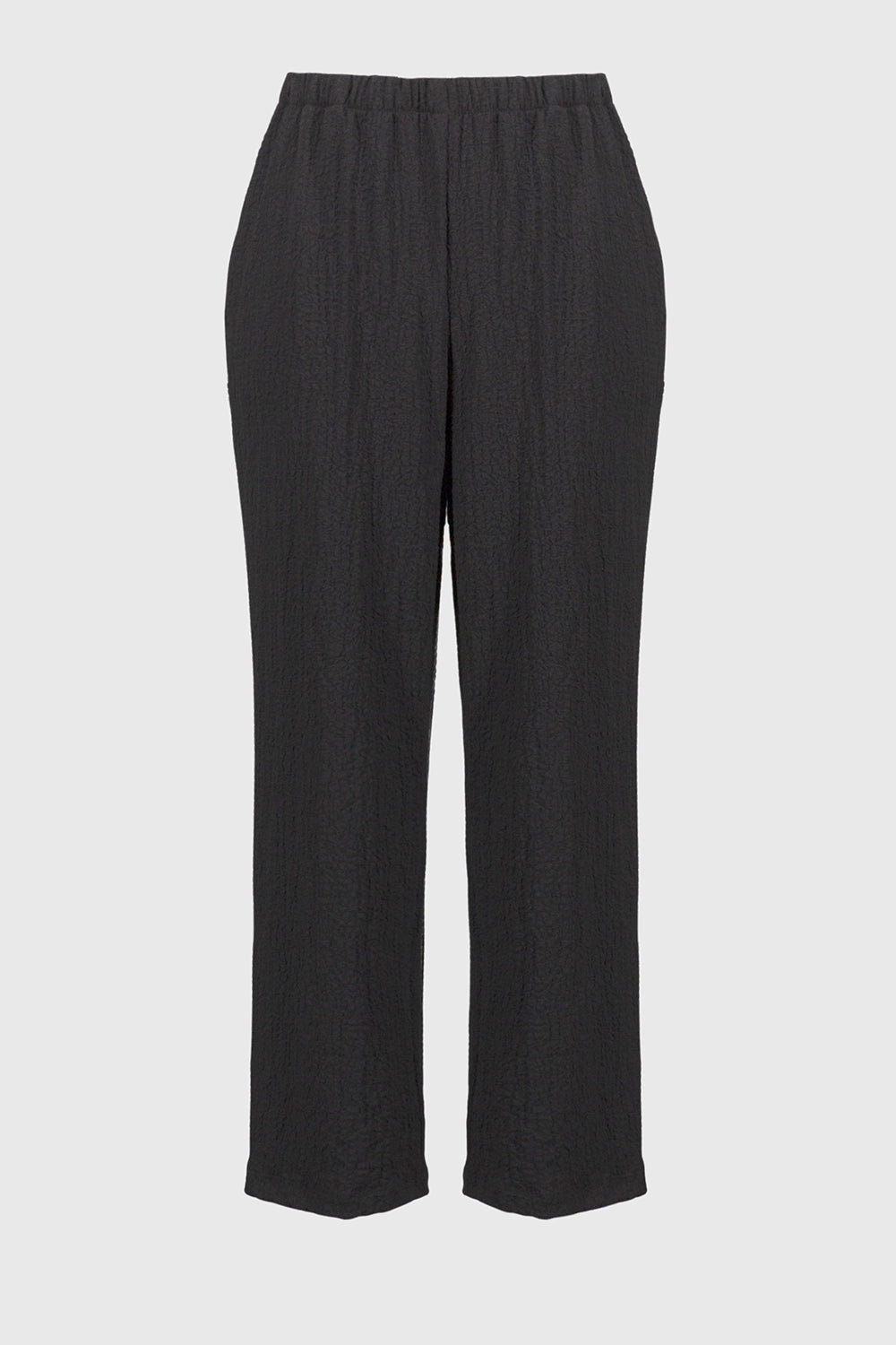 Joseph Ribkoff Seersucker Wide Leg Pull-On Pants 251227