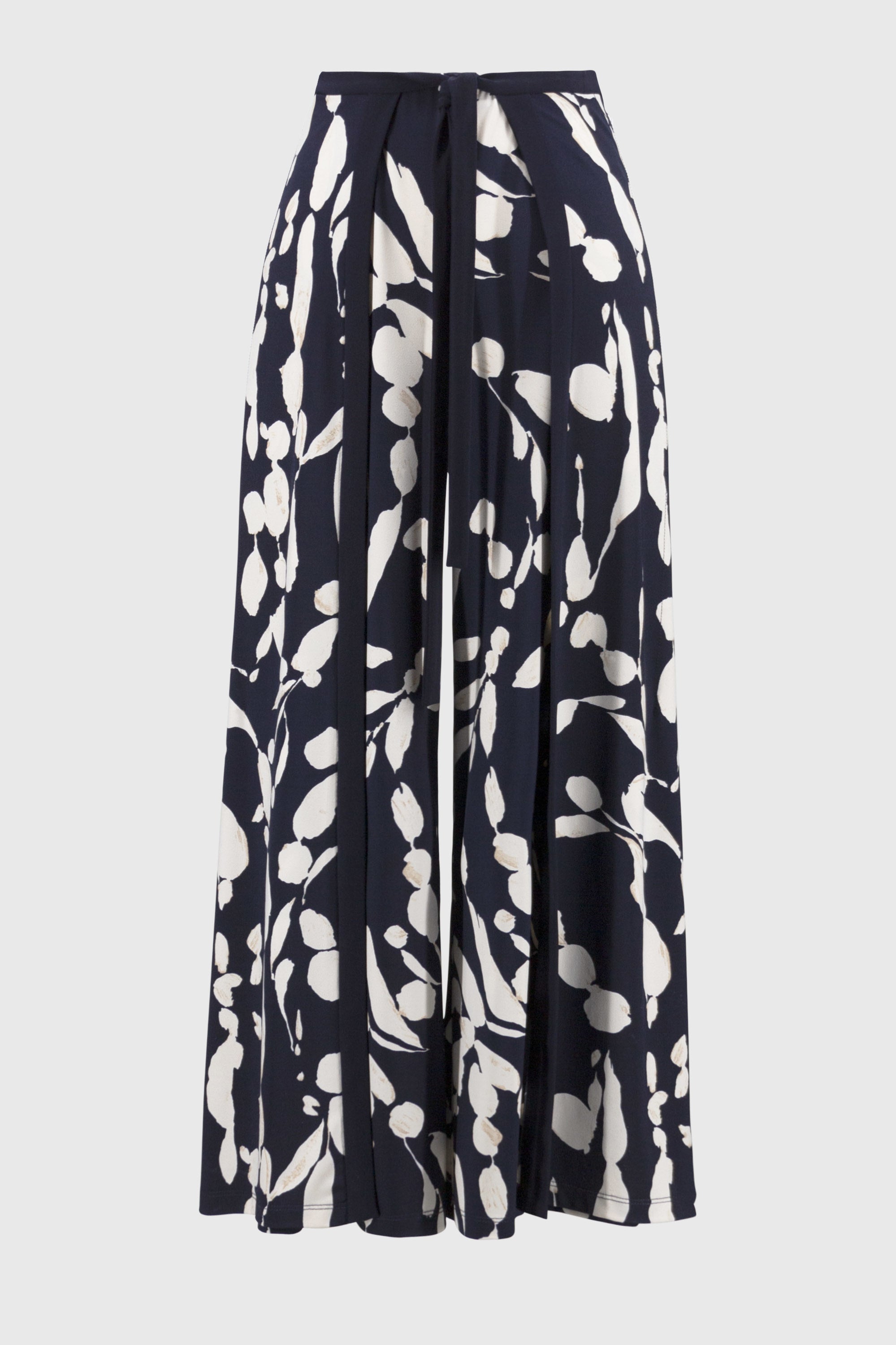 Joseph Ribkoff Silky Knit Abstract Print Wide Leg Pants 251252