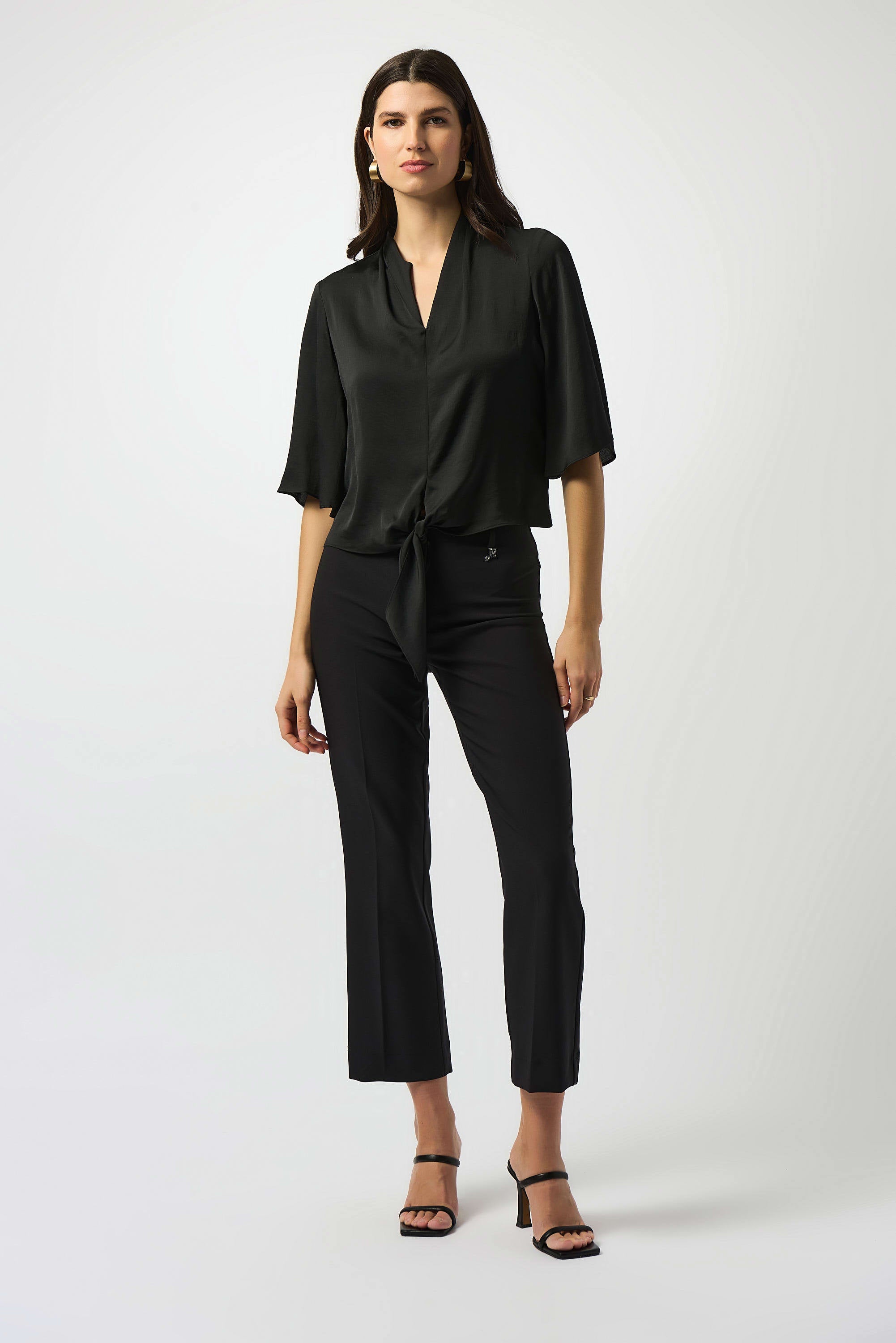 Joseph Ribkoff Satin V-Neck Top 251253