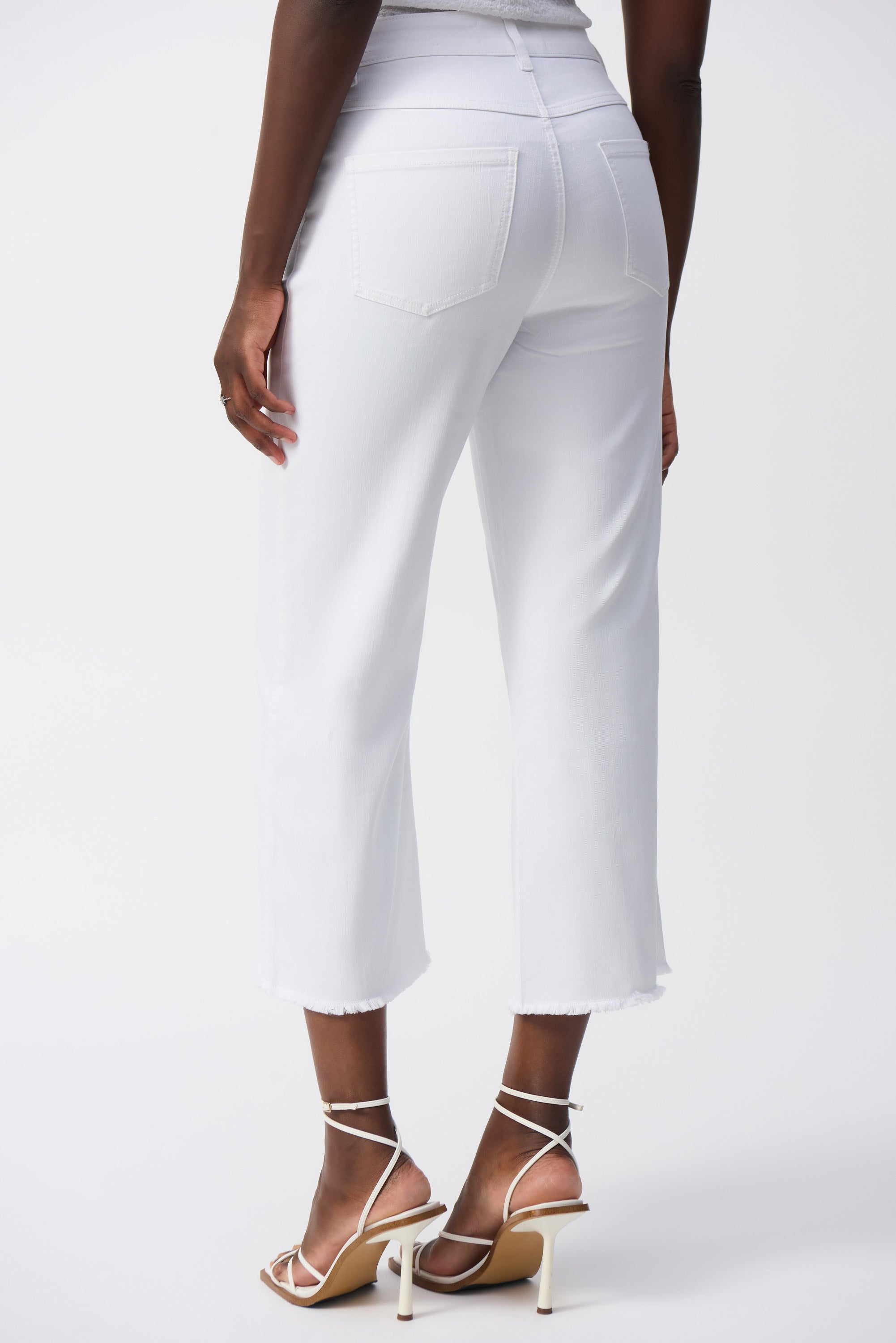 Joseph Ribkoff Culotte Jeans With Embellished Front Seam 251901