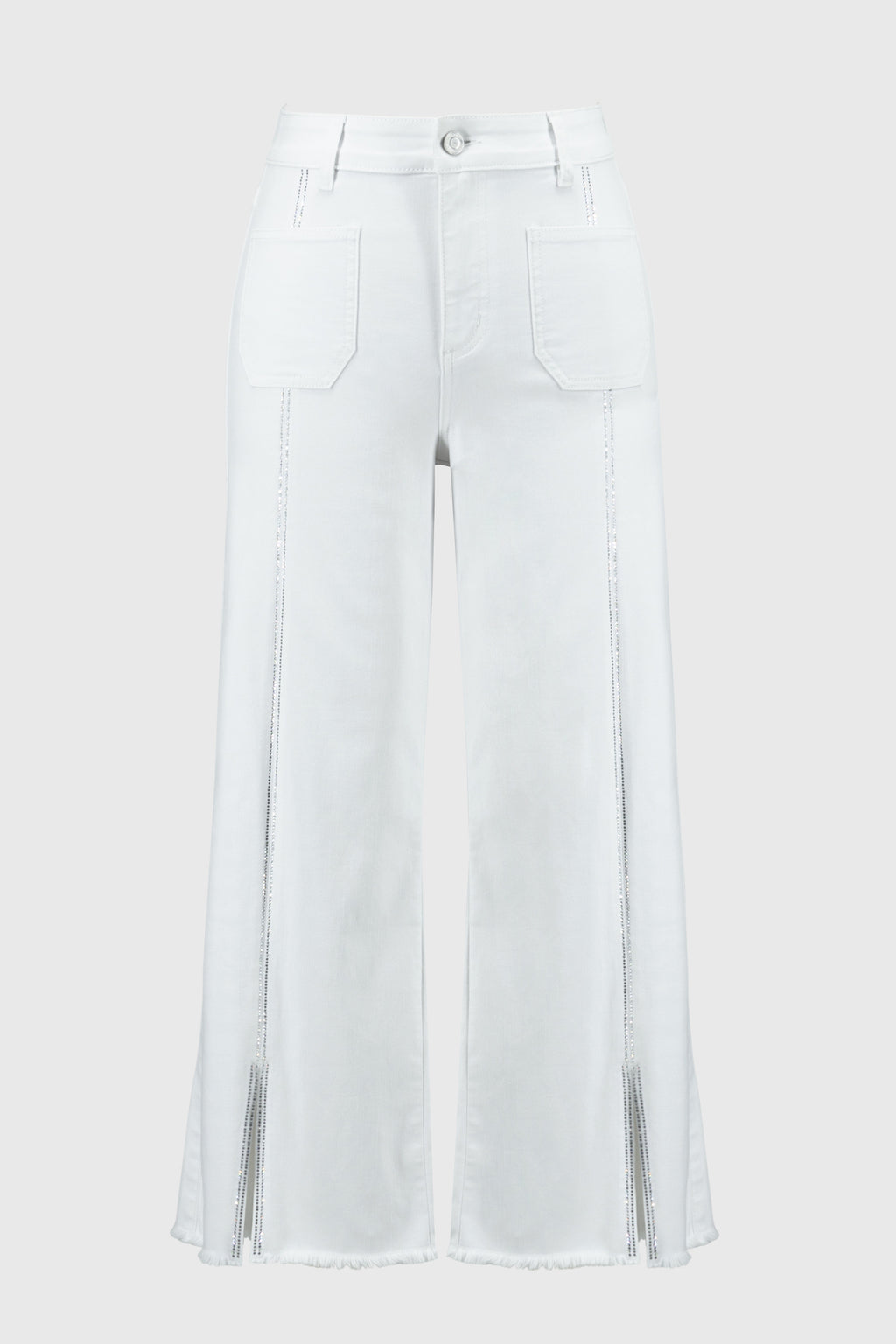 Joseph Ribkoff Culotte Jeans With Embellished Front Seam 251901
