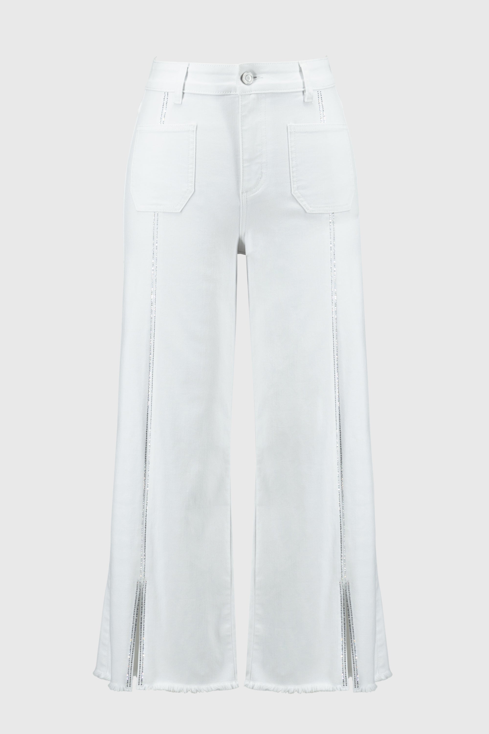Joseph Ribkoff Culotte Jeans With Embellished Front Seam 251901