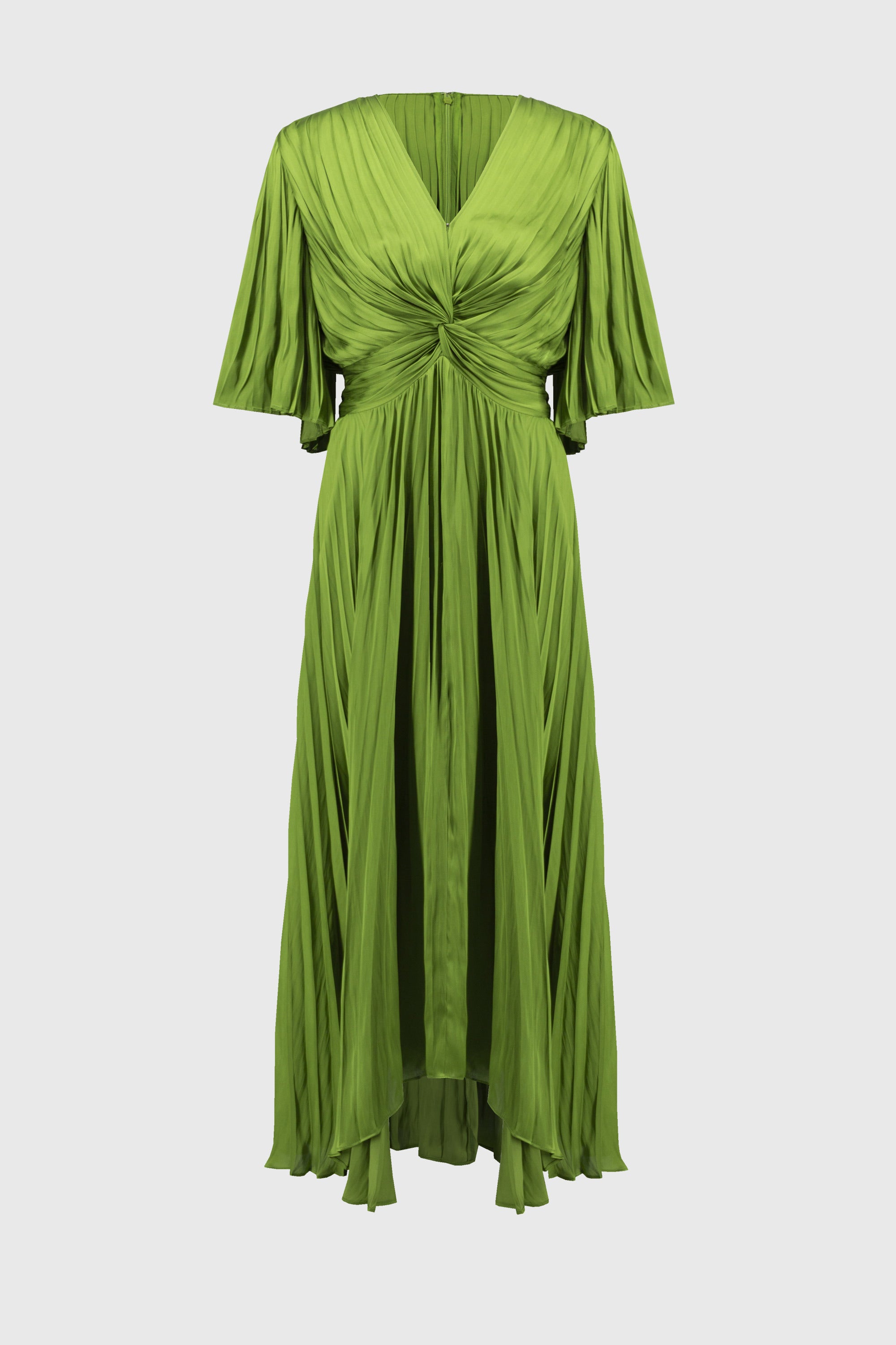 Joseph Ribkoff Pleated Satin Midi Dress 251903