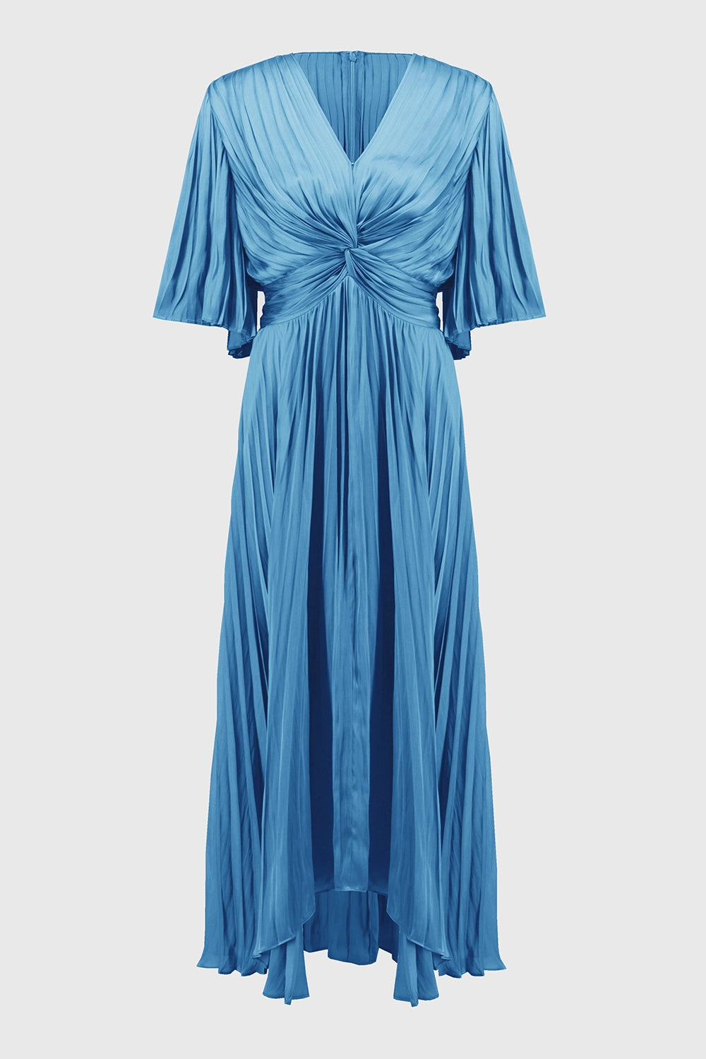 Joseph Ribkoff Pleated Satin Midi Dress 251903