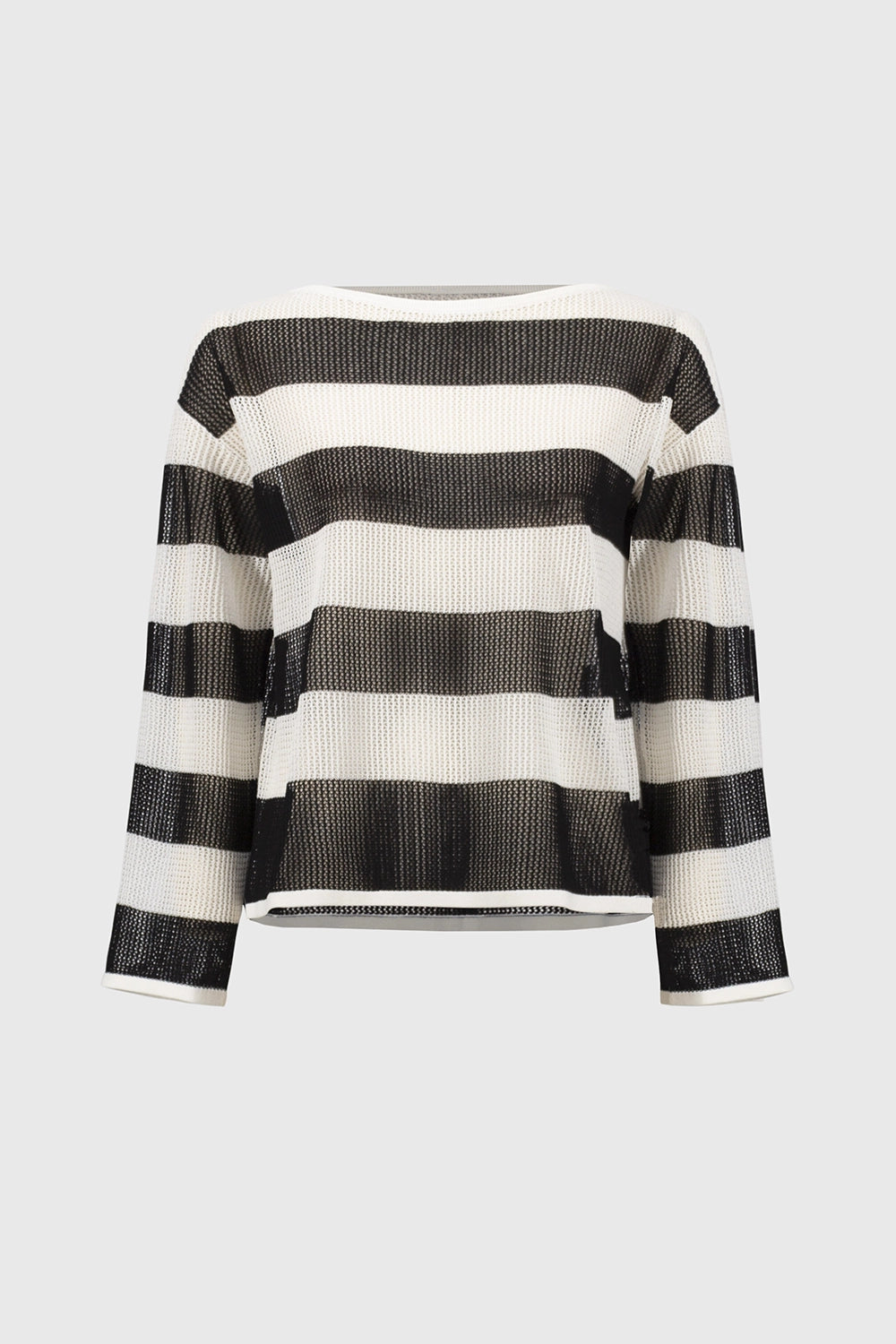 Joseph Ribkoff Striped Sweater Knit Pullover 251922