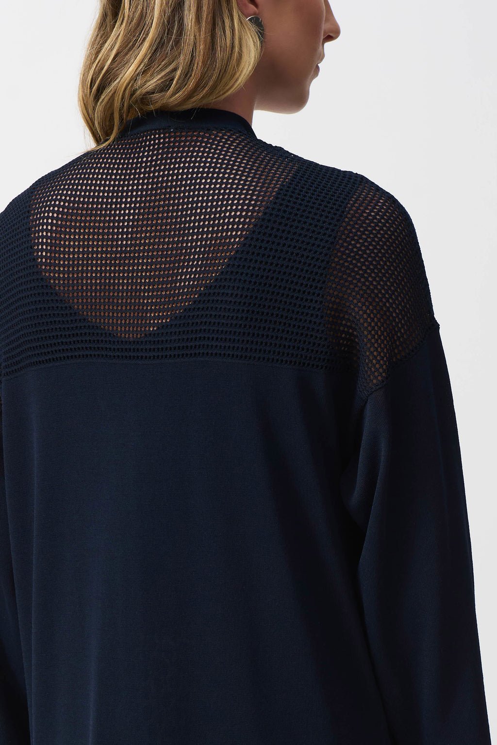 Joseph Ribkoff Sweater Knit Cover-Up With Pointelle Detail 251926