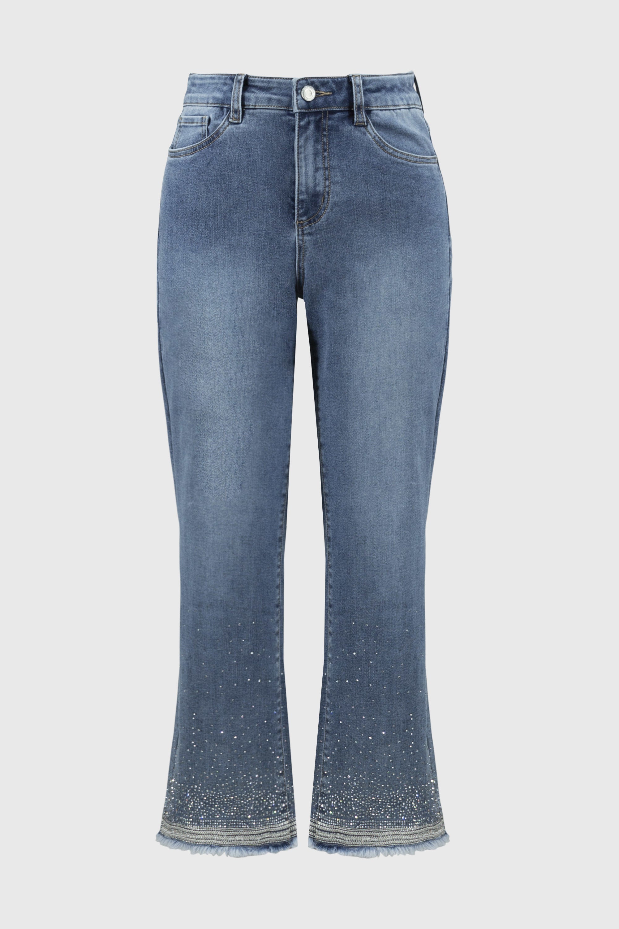 Joseph Ribkoff Straight Fit Crop Stretch Jeans 251956