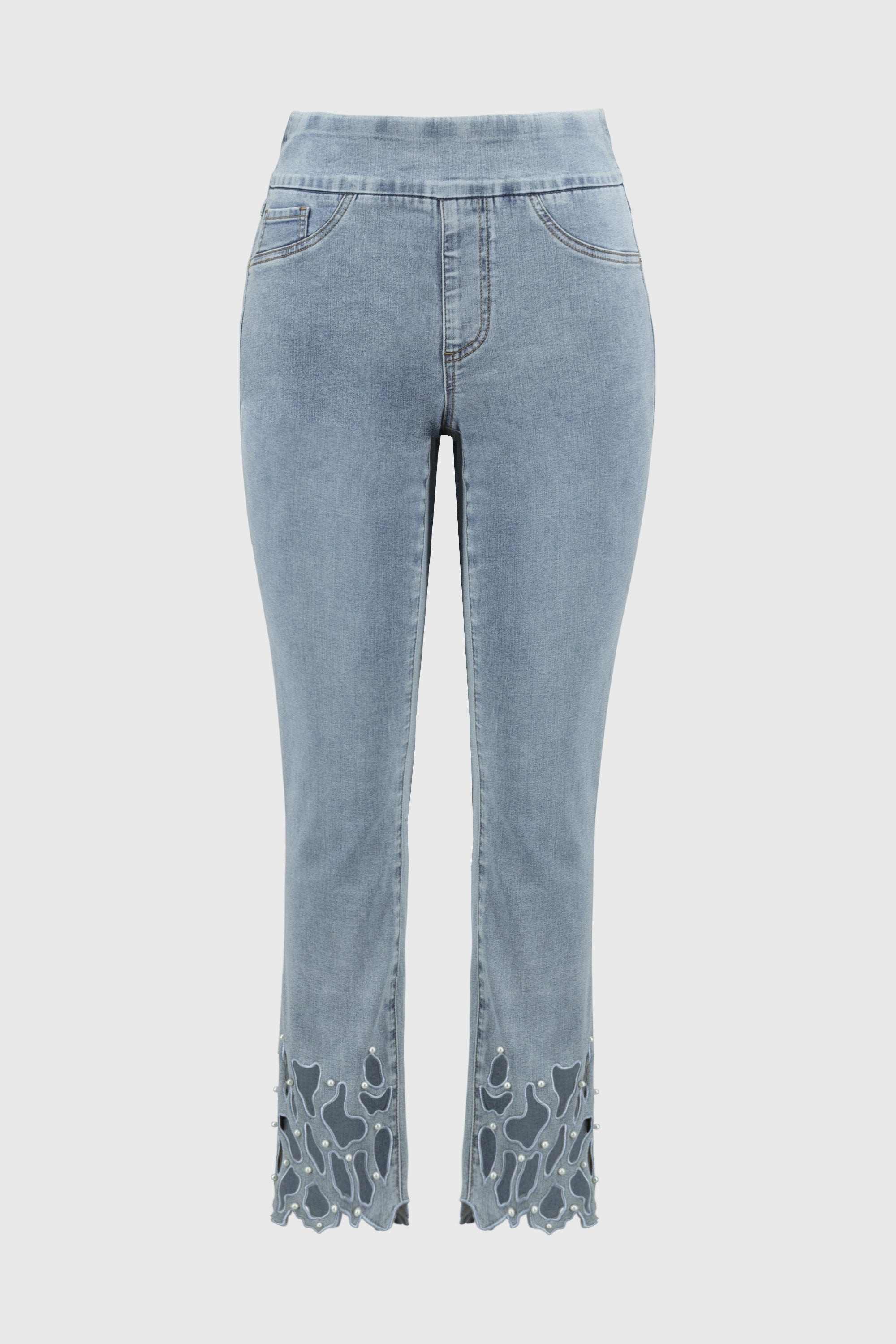 Joseph Ribkoff Slim Fit Pull-On Jeans 251959