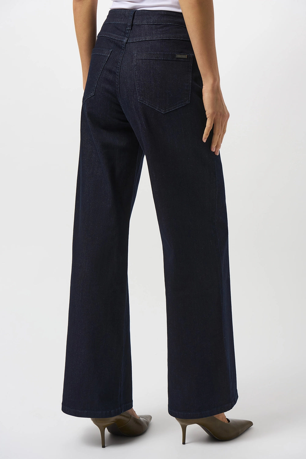 Joseph Ribkoff Brooke Goldie Classic Wide-Leg Stretch Jeans 251968F25