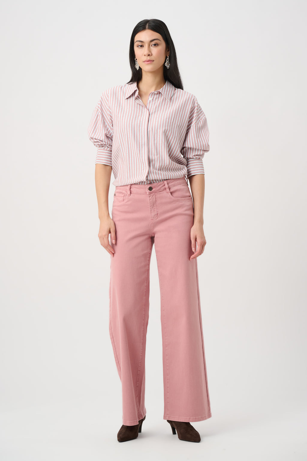 Joseph Ribkoff Goldie | Classic Wide-Leg Stretch Jeans 251968F26