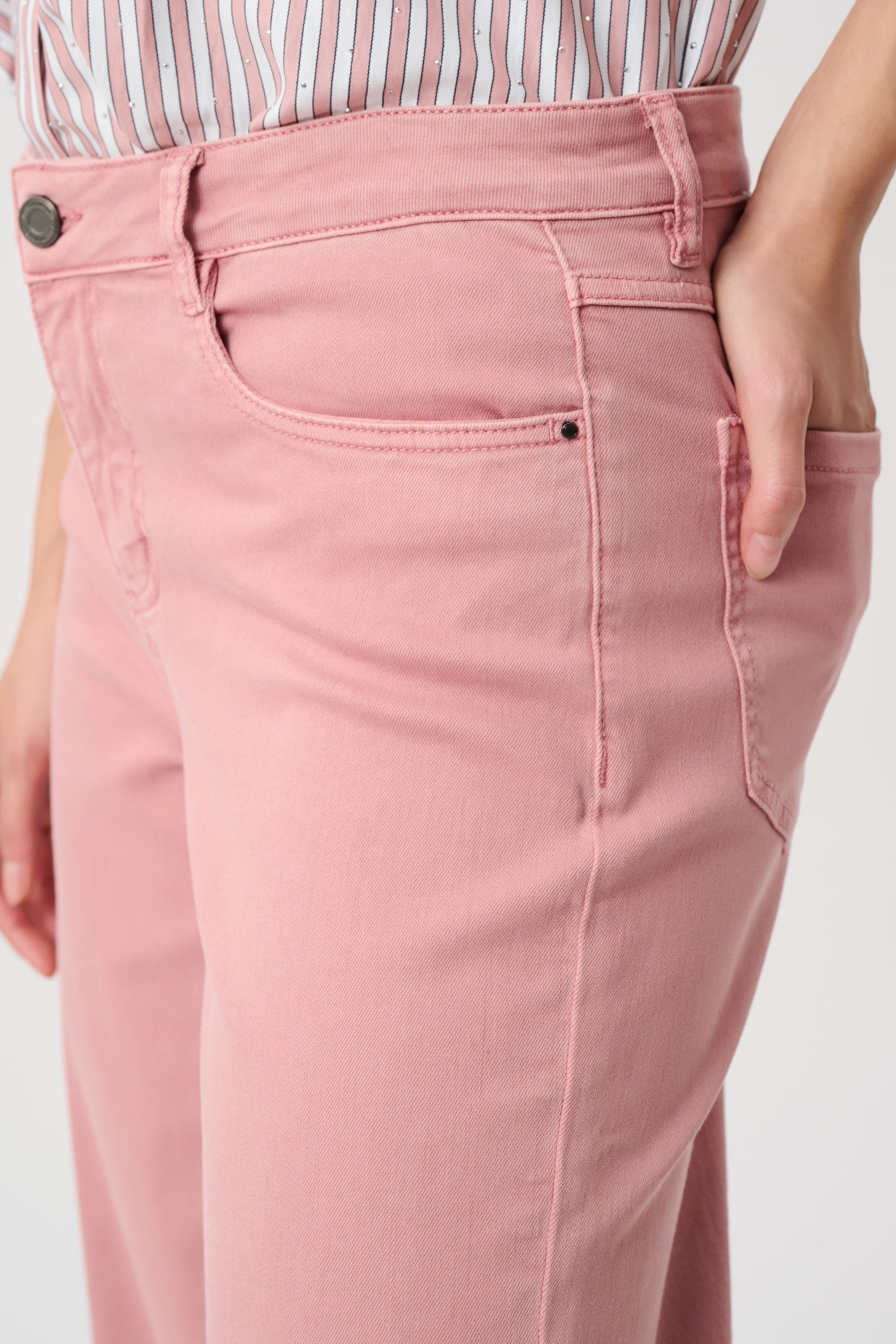 Joseph Ribkoff Goldie | Classic Wide-Leg Stretch Jeans 251968F26