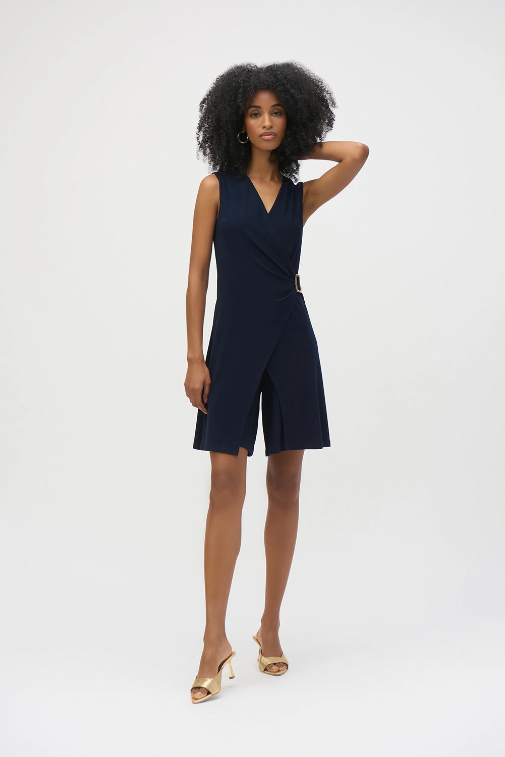 Joseph Ribkoff Silky Knit Wide-Leg Jumpsuit 252099