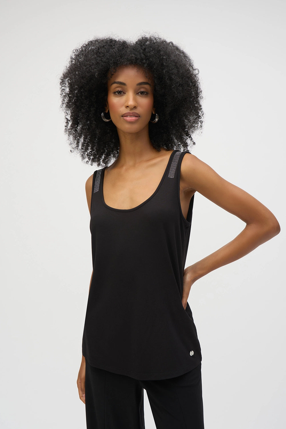 Joseph Ribkoff Jersey Straight Fit Sleeveless Top 252132