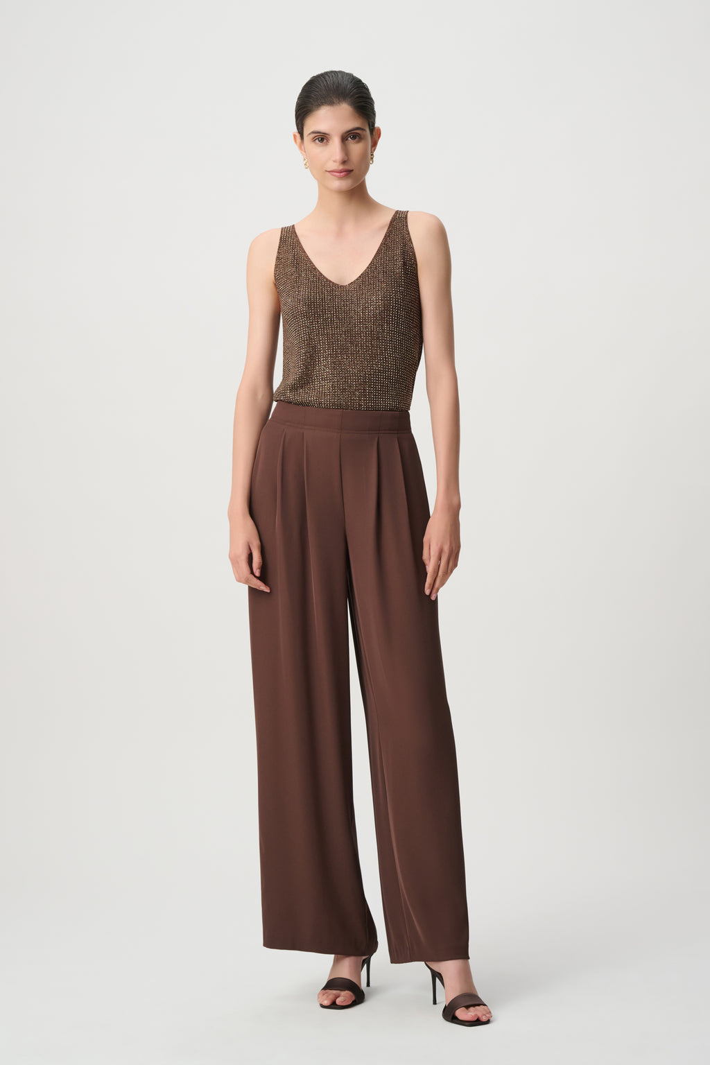 Joseph Ribkoff Rhinestone Knit Camisole 252915S27