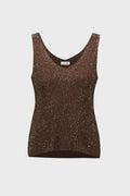 Joseph Ribkoff Rhinestone Knit Camisole 252915S27