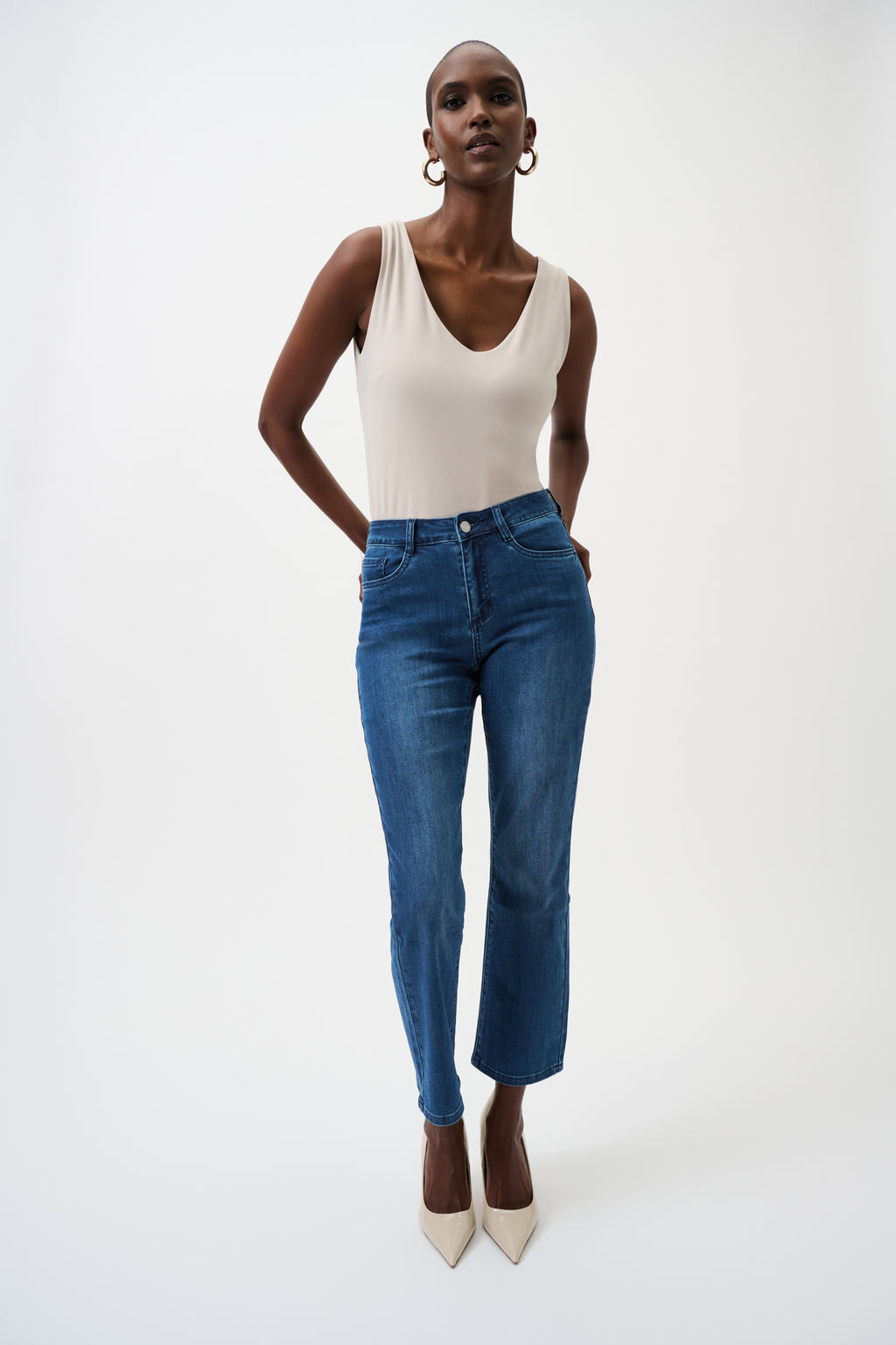 Joseph Ribkoff Margot | Classic Straight Leg Stretch Jeans 252926CO