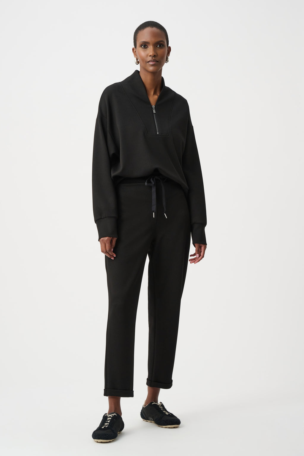 Joseph Ribkoff Scuba Jersey Pull-On Jogger Pants With Drawstring Waist 261606