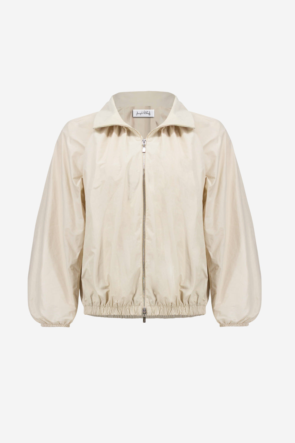 Joseph Ribkoff Memory Cocoon Jacket With Funnel Collar and Puff Sleeves 261613