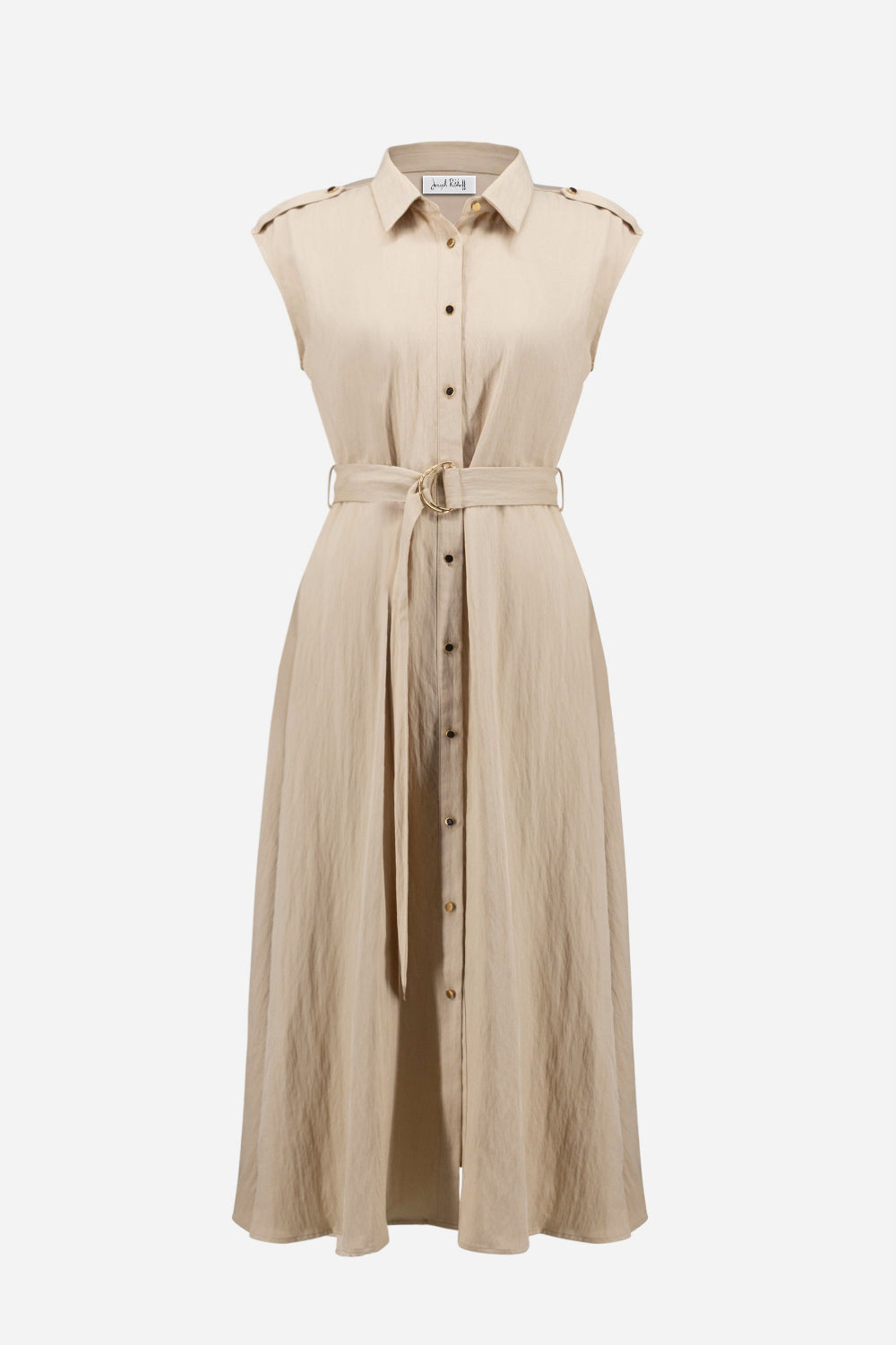Joseph Ribkoff Textured Woven Shirt Dress with Sash 261935