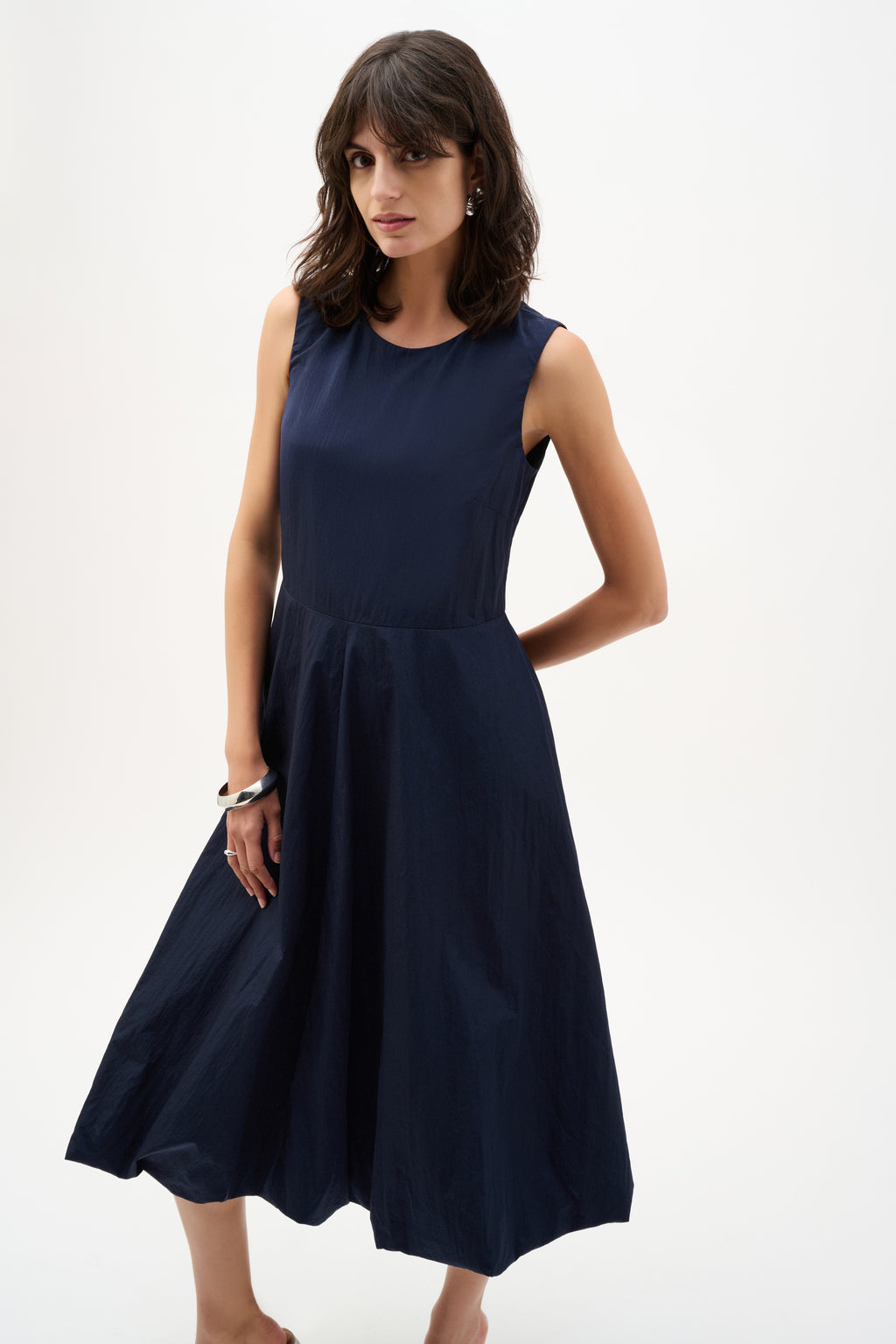 Joseph Ribkoff Woven Parachute A-Line Dress With Bubble Skirt 262115