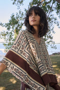 Joseph Ribkoff Georgette Printed Poncho Top 262260