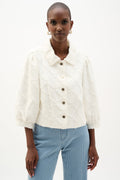 Joseph Ribkoff Cotton Twill Jacket With Balloon Sleeves 262919