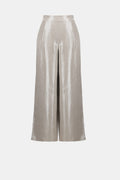 Joseph Ribkoff Foiled Linen Pull-On Wide Leg Pants 262947