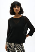 Joseph Ribkoff Acrylic Blend Open Stitch Sweater 262976