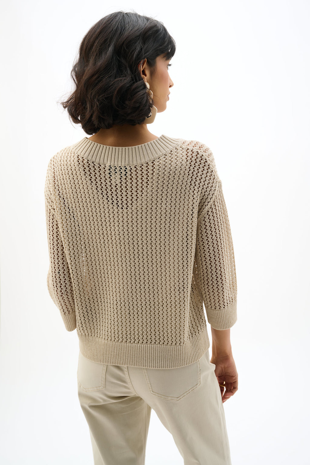 Joseph Ribkoff Acrylic Blend Open Stitch Sweater 262976