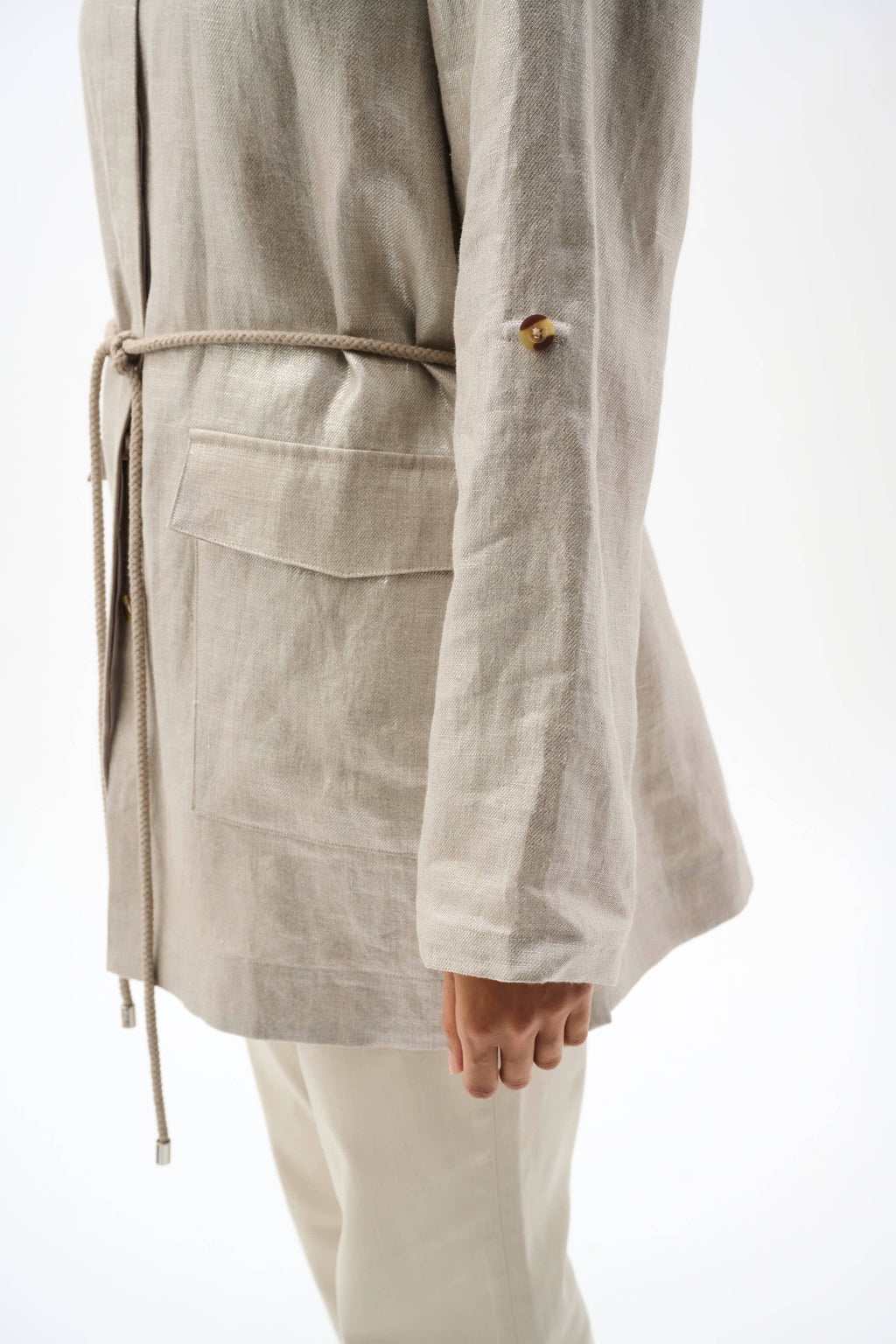Joseph Ribkoff Foiled Linen Jacket 262979
