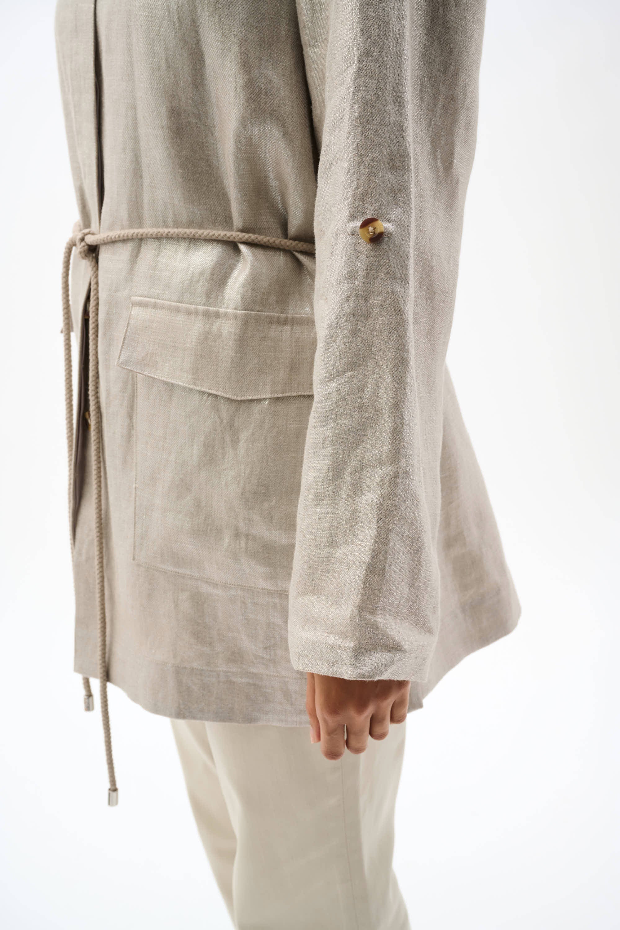 Joseph Ribkoff Foiled Linen Jacket 262979