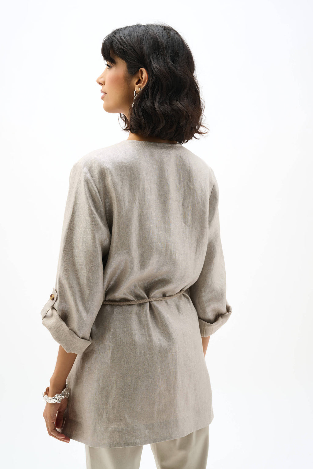 Joseph Ribkoff Foiled Linen Jacket 262979