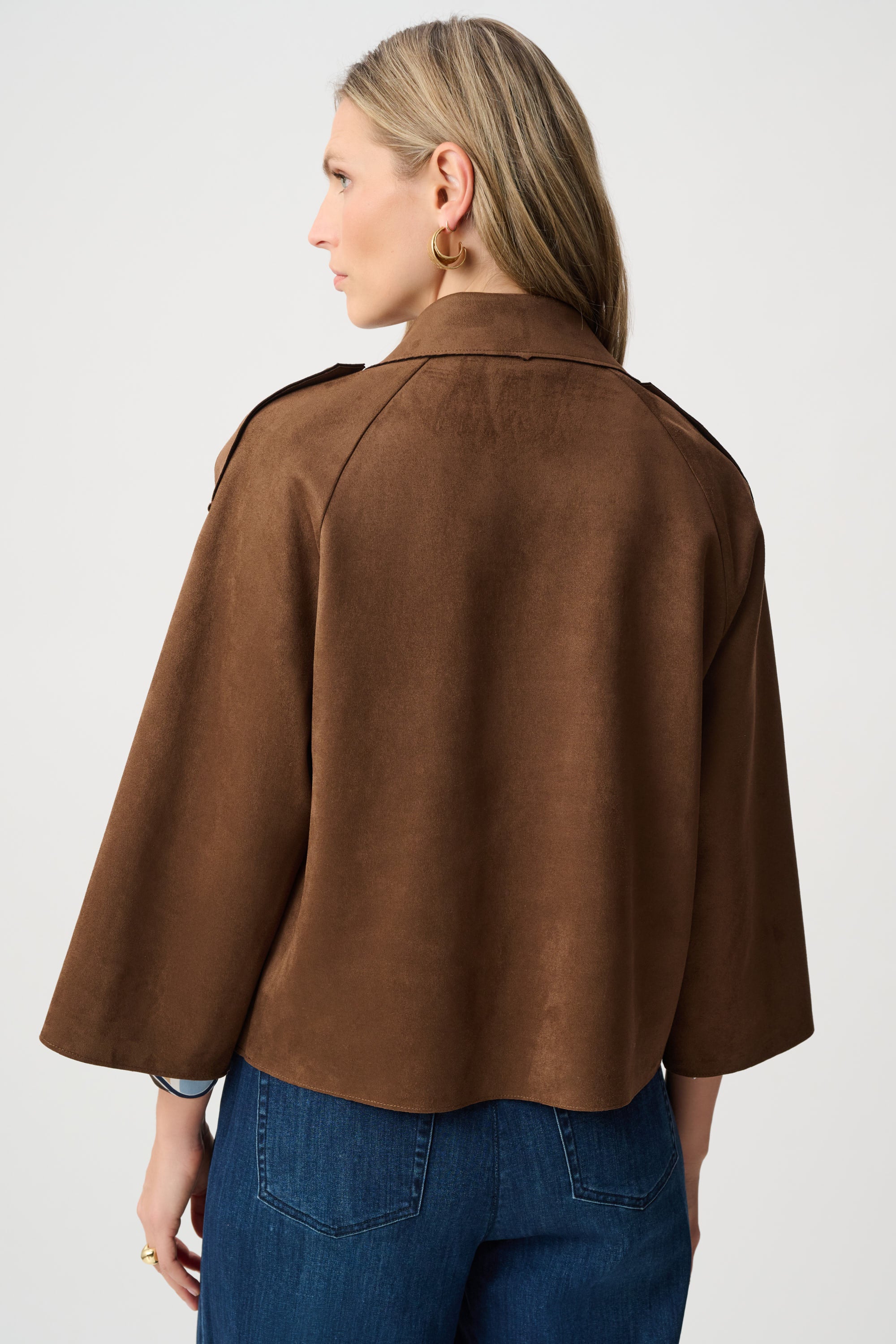 Joseph Ribkoff Scuba Suede Boxy Jacket 263000