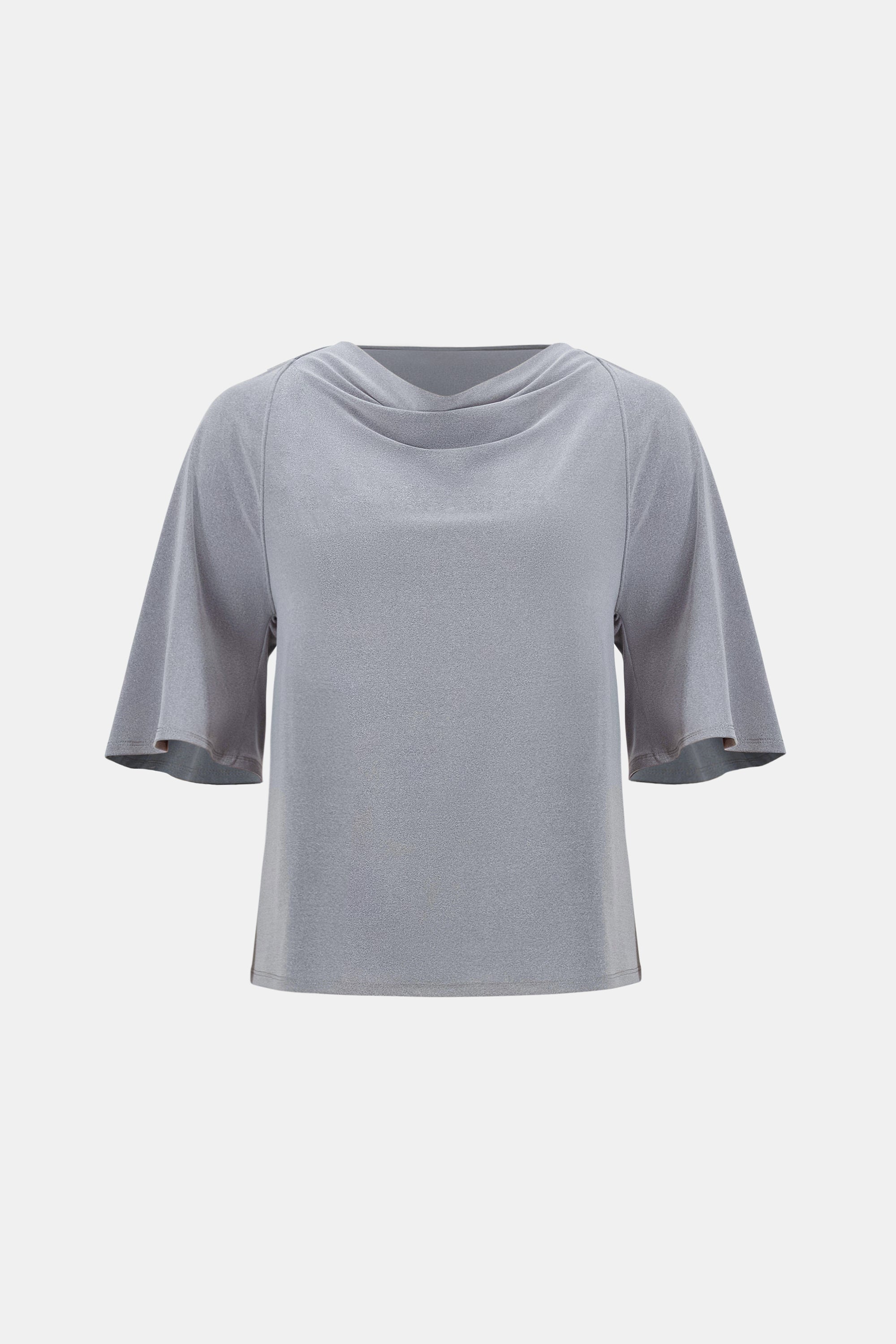 Joseph Ribkoff Melange Silky Knit Cowl Top 263070