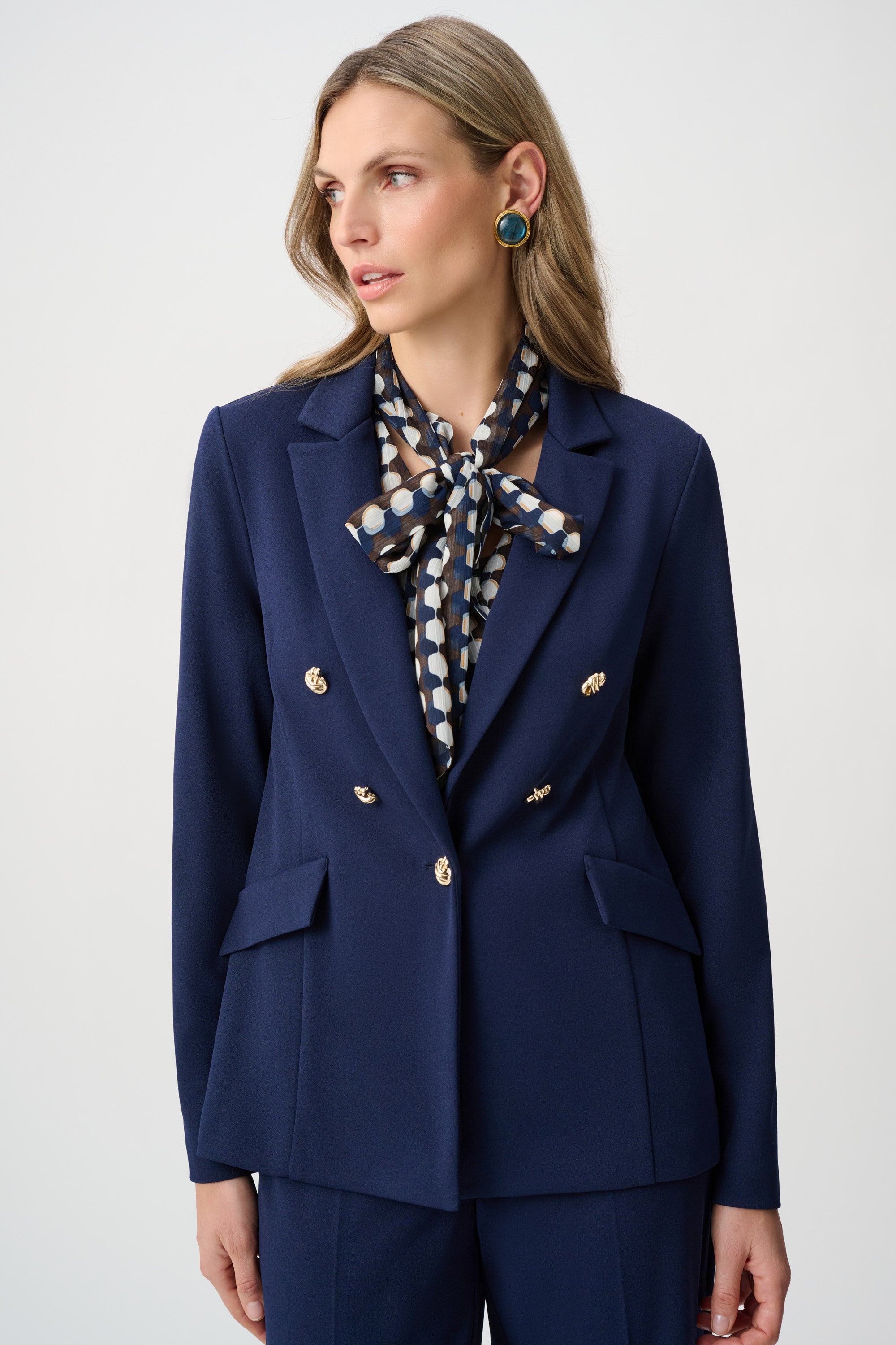 Joseph Ribkoff Scuba Crepe Fitted Blazer 263086