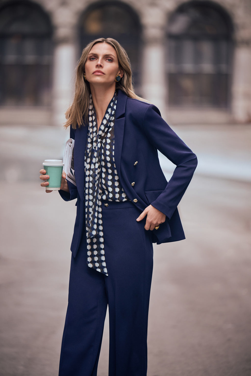 Joseph Ribkoff Scuba Crepe Fitted Blazer 263086