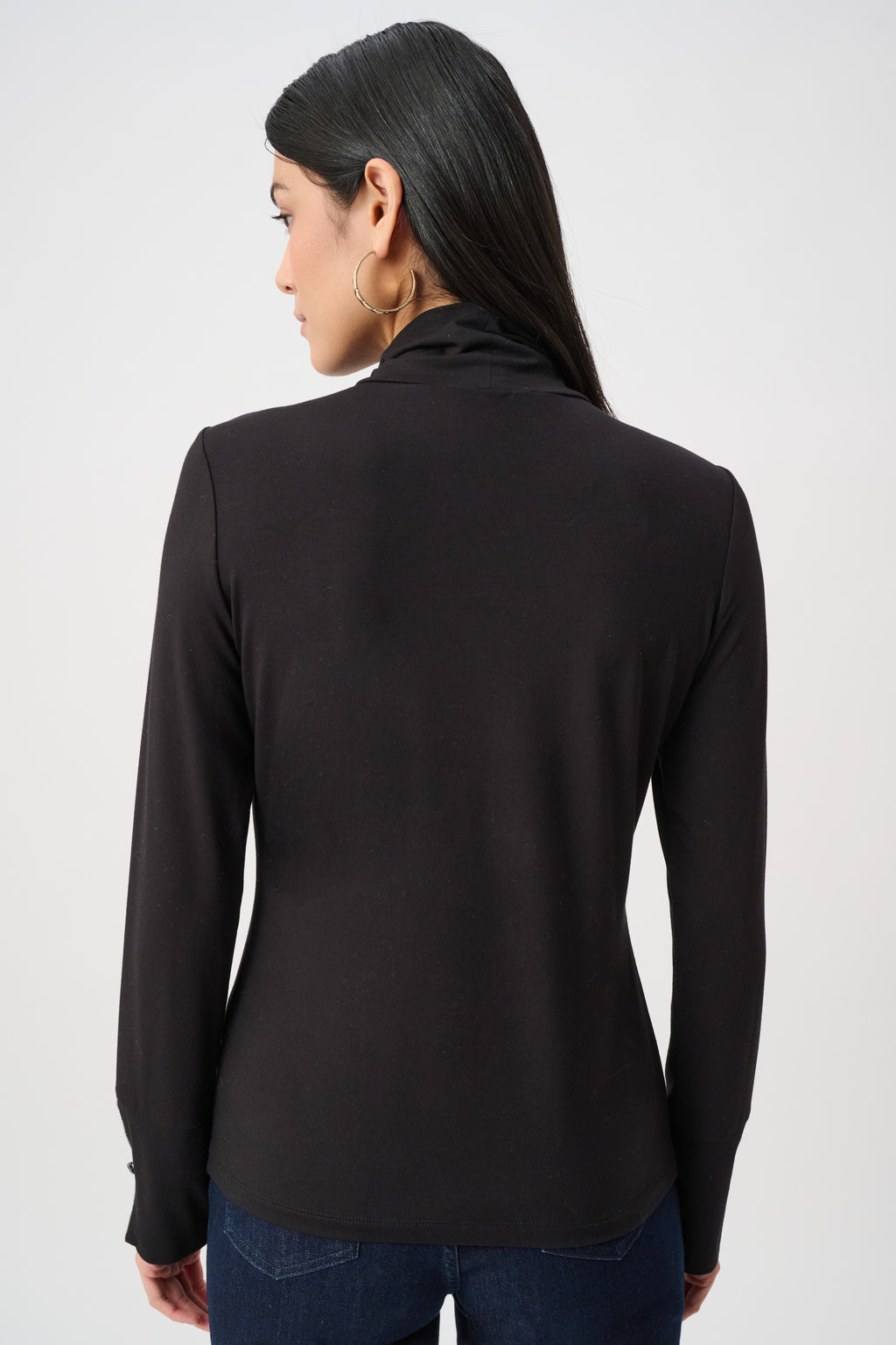 Joseph Ribkoff Jersey Fitted Mock-Neck Top 263103