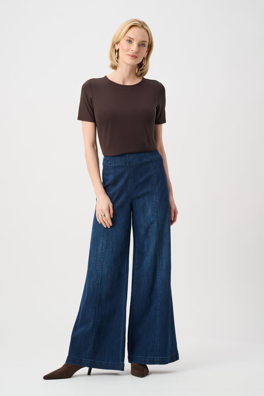Joseph Ribkoff Jersey Fitted Crewneck Top 263164