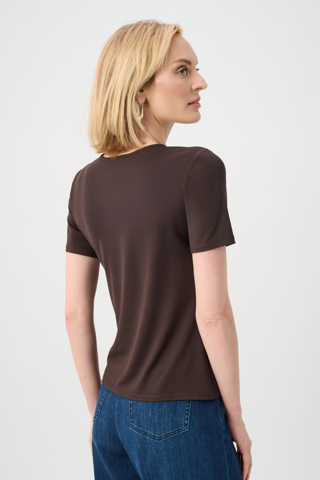 Joseph Ribkoff Jersey Fitted Crewneck Top 263164