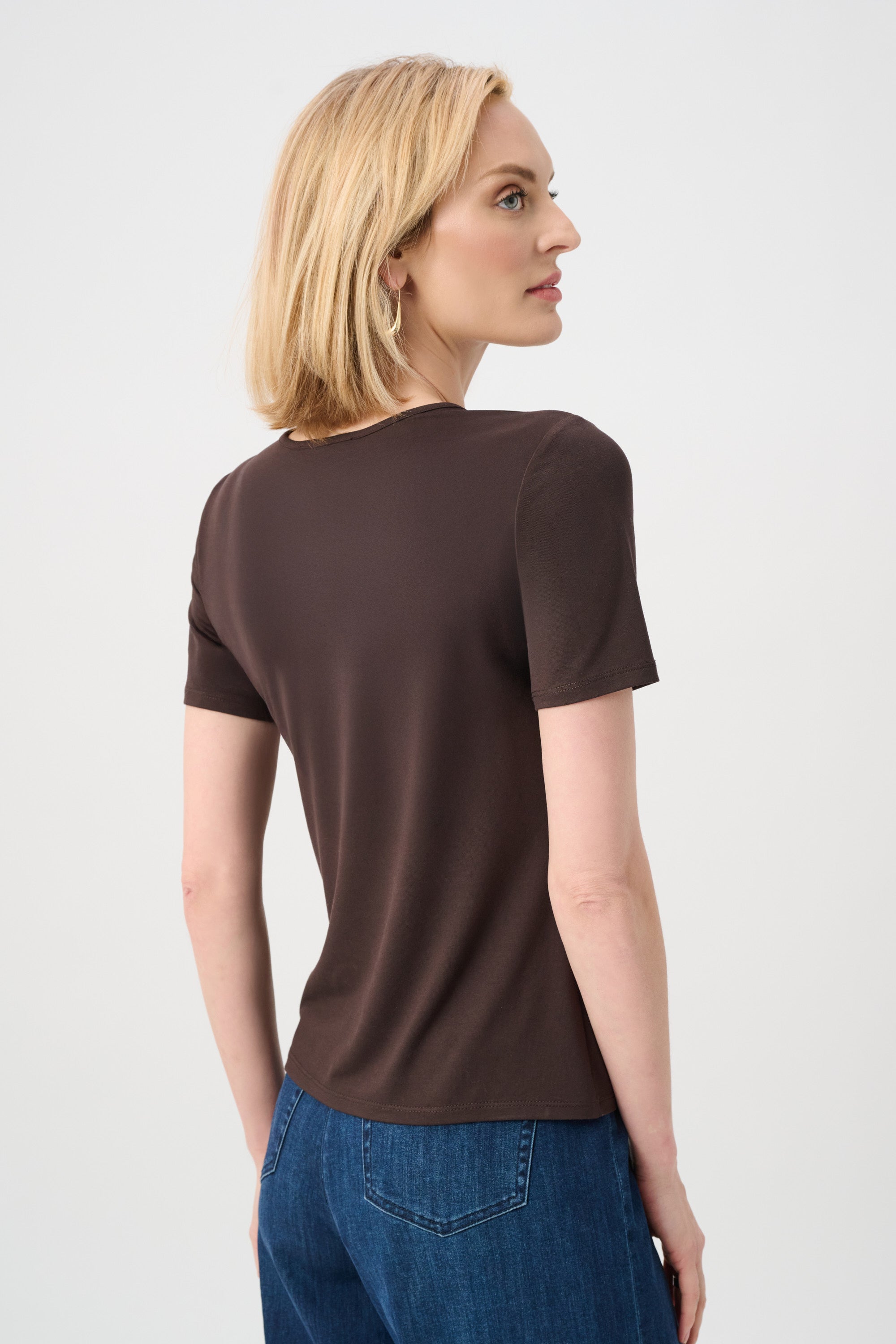 Joseph Ribkoff Jersey Fitted Crewneck Top 263164