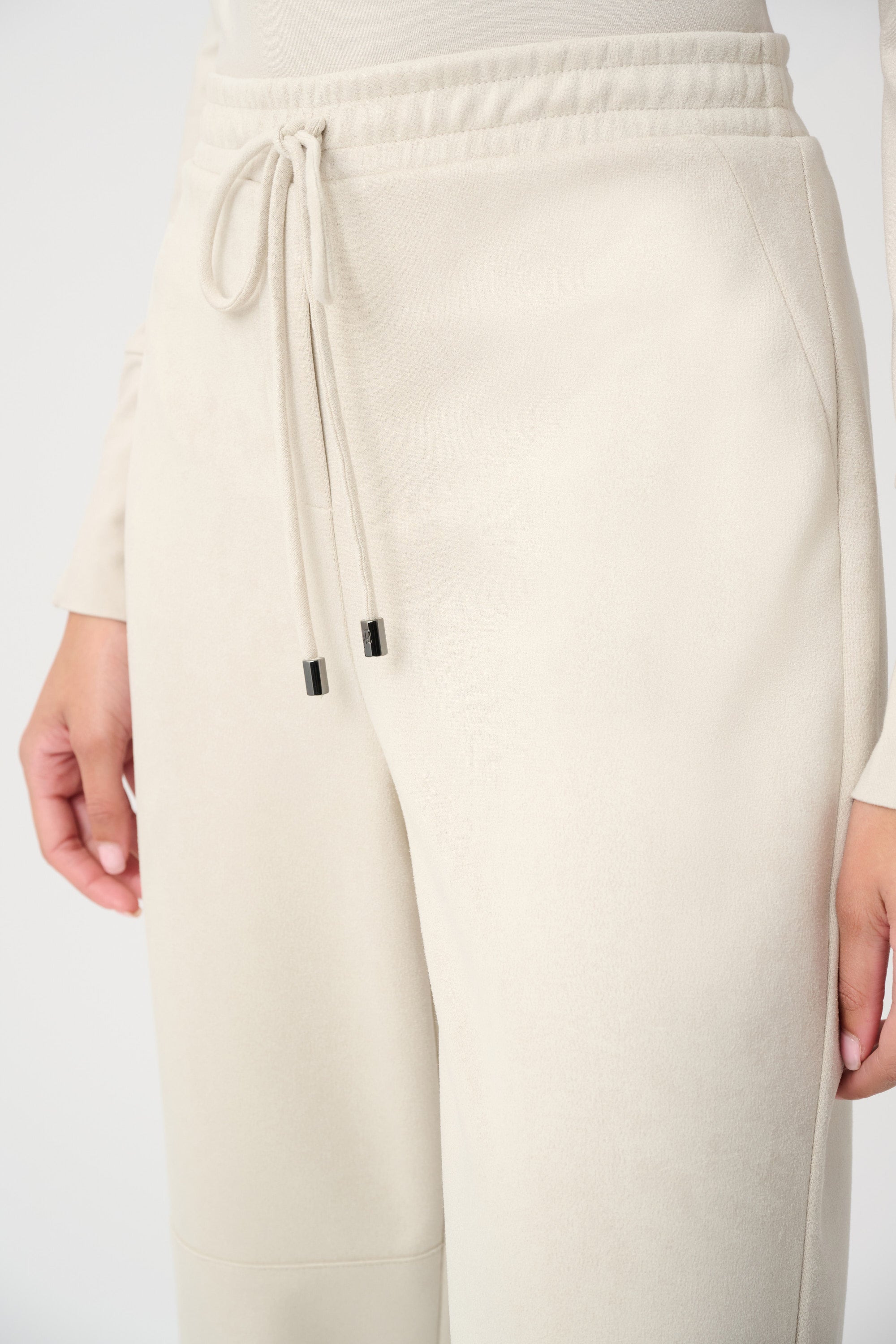 Joseph Ribkoff Scuba Suede Wide Leg Pull-On Pants 263191