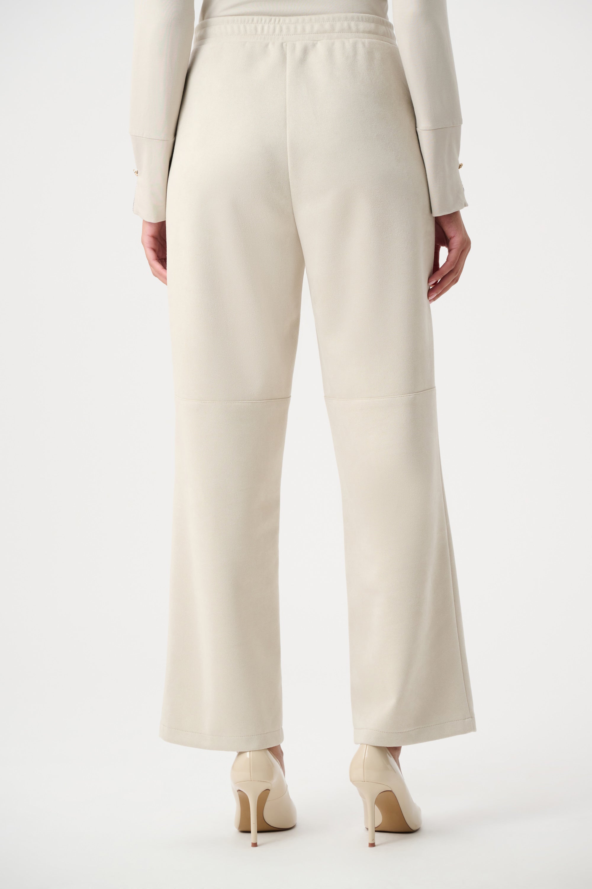 Joseph Ribkoff Scuba Suede Wide Leg Pull-On Pants 263191